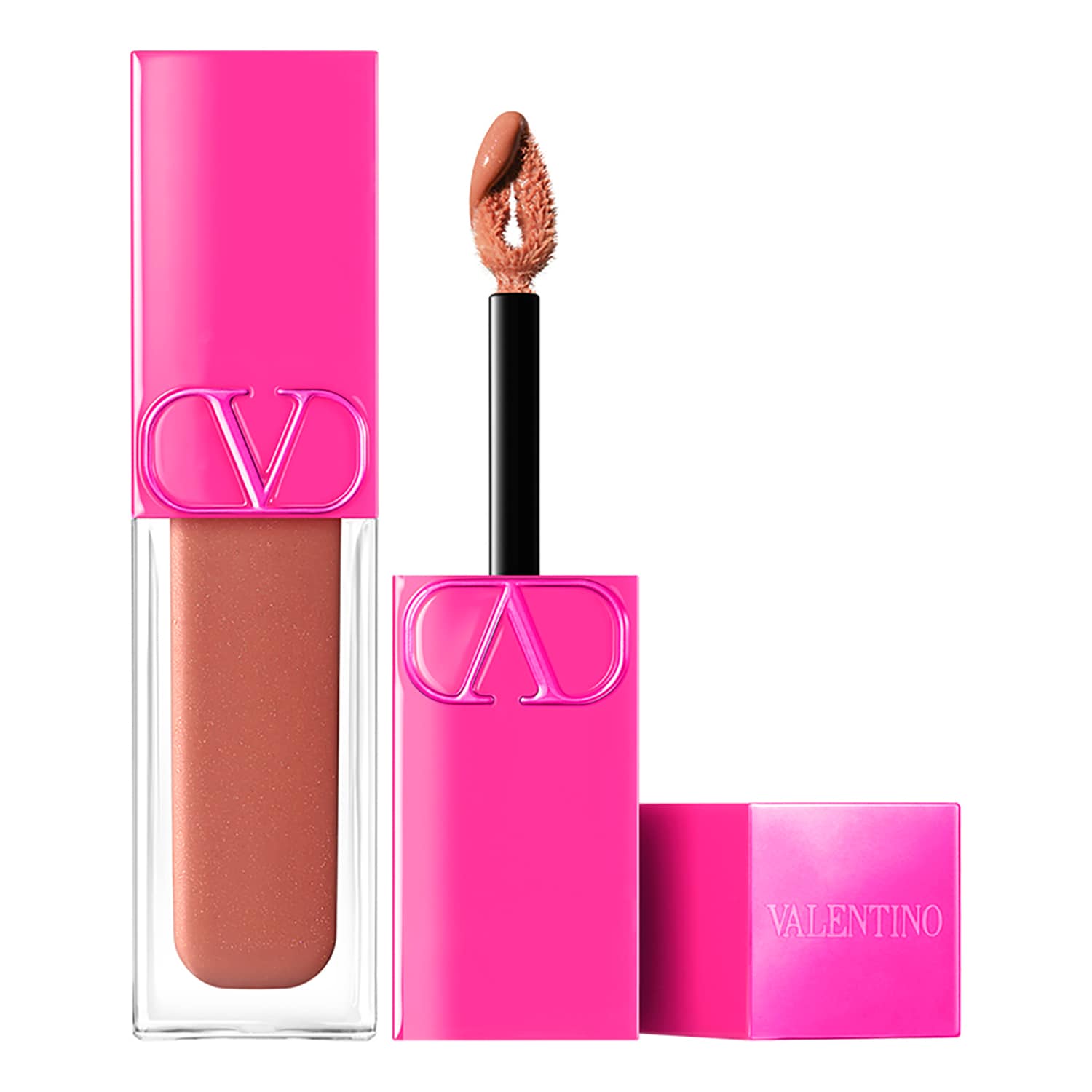 Valentino Make Up - Puffer gloss - Pielęgnujący Błyszczyk Powiększający Usta I Nadający Połysk - Puffer gloss 122a - Dla Kobiet